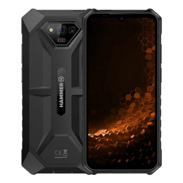 HAMMER - Iron V 16,5 cm (6.5") SIM doble Android 13 4G USB Tipo C 6 GB 64 GB 6320 mAh Negro