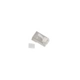 Lanberg - PLS-6020 conector RJ-45 Acero inoxidable, Transparente
