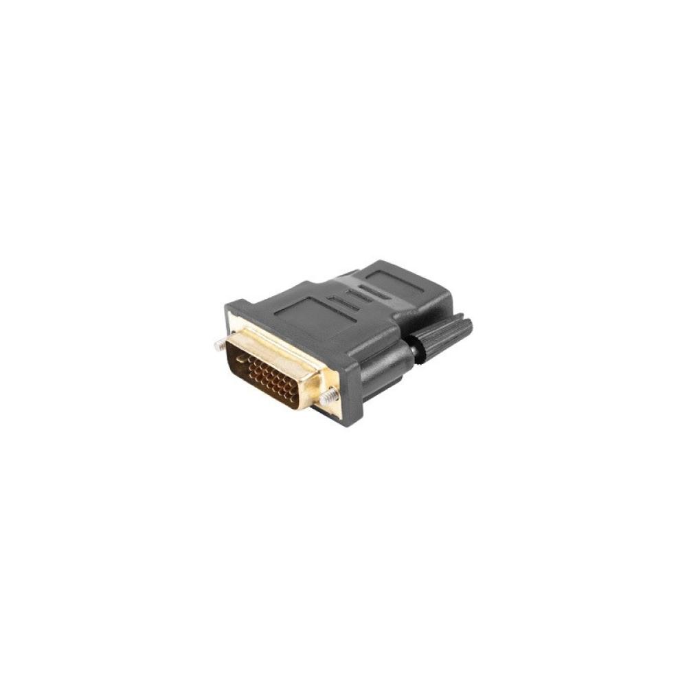 Lanberg - AD-0010-BK cambiador de género para cable HDMI DVI-D Negro