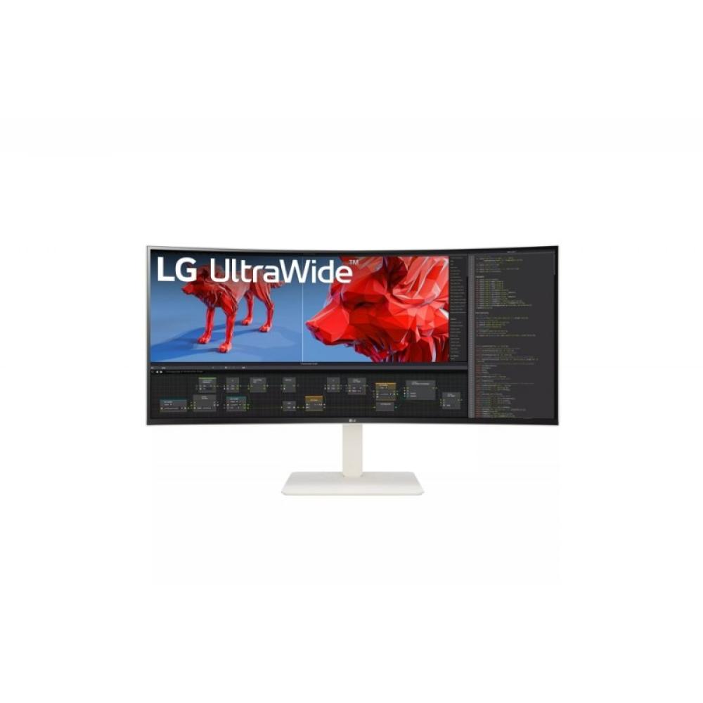 LG - 38WR85QC-W pantalla para PC 96,5 cm (38") 3840 x 1600 Pixeles UltraWide Quad HD LCD Blanco - 38WR85QC-W