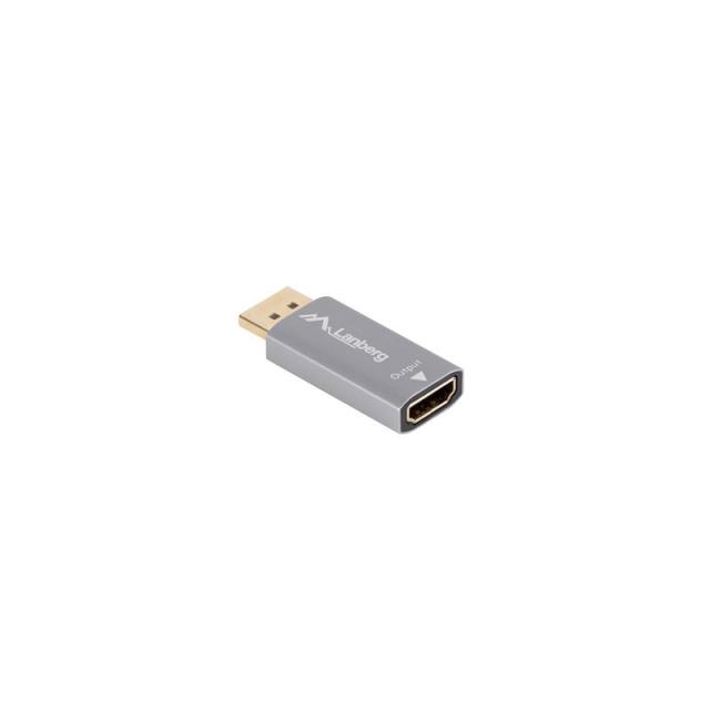 Lanberg - AD-DP-HD-01 adaptador de cable de vídeo 0 m HDMI tipo A (Estándar) DisplayPort Plata