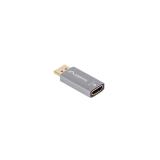 Lanberg - AD-DP-HD-01 adaptador de cable de vídeo 0 m HDMI tipo A (Estándar) DisplayPort Plata