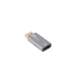 Lanberg - AD-DP-HD-03 adaptador de cable de vídeo 0 m DisplayPort HDMI Plata