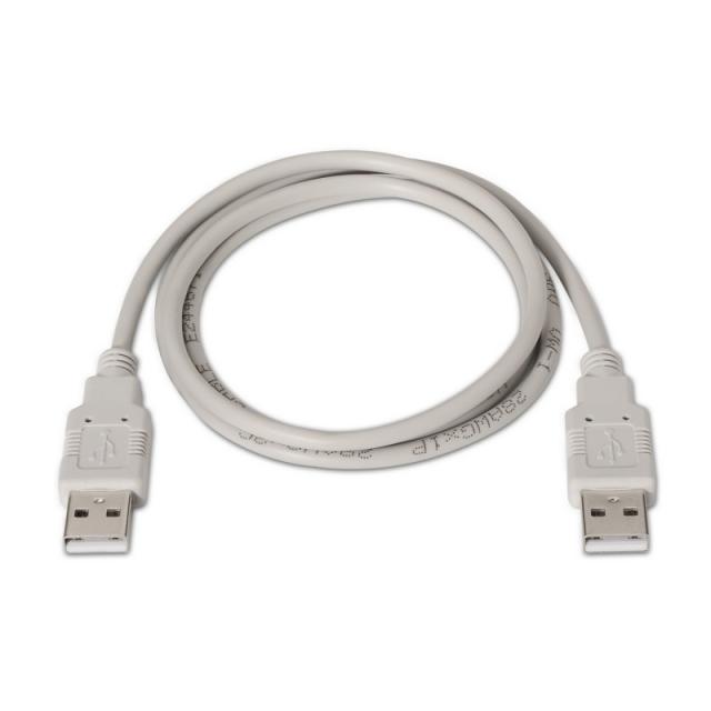 AISENS - A101-0022 cable USB USB 2.0 2 m USB A Beige