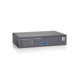 LevelOne - Switch Fast Ethernet PoE de 10 puertos, 1 Port Gigabit, 1 Port Gigabit SFP, 120W, 9 PoE Outputs