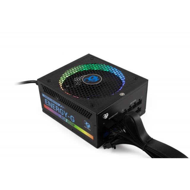 CoolBox - GAMING FUENTE DE ALIMENTACION ATX ENERGY-G 850W RGB 80+GOLD MODULAR (100V-240V)