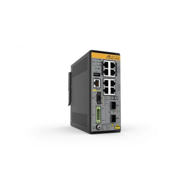 Allied Telesis - IE220-10GHX Gestionado L2 Gigabit Ethernet (10/100/1000) Energía sobre Ethernet (PoE) Gris