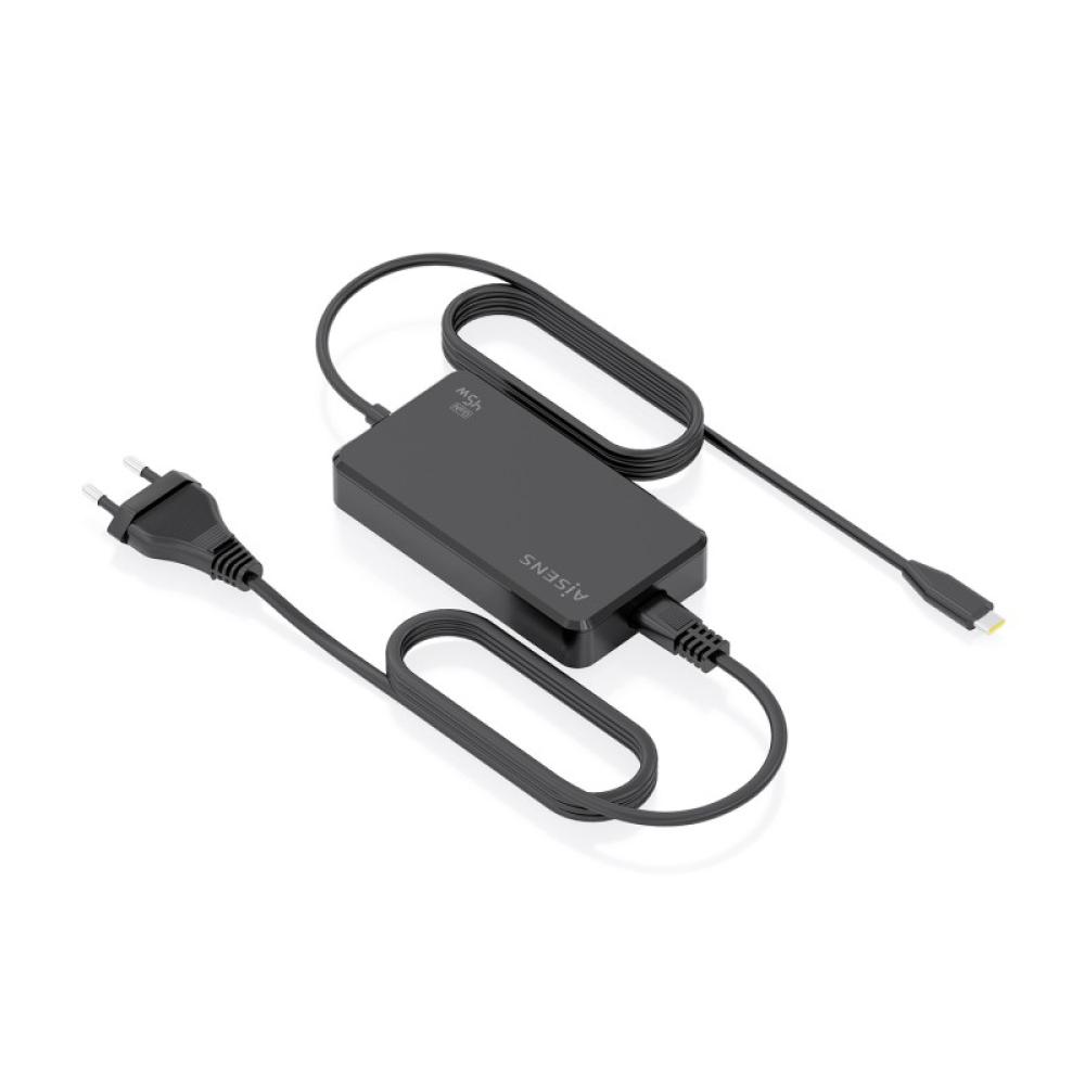 AISENS - Cargador De Sobremesa GaN 45W PD3.0 1xUSB-C 1.8m, Negro