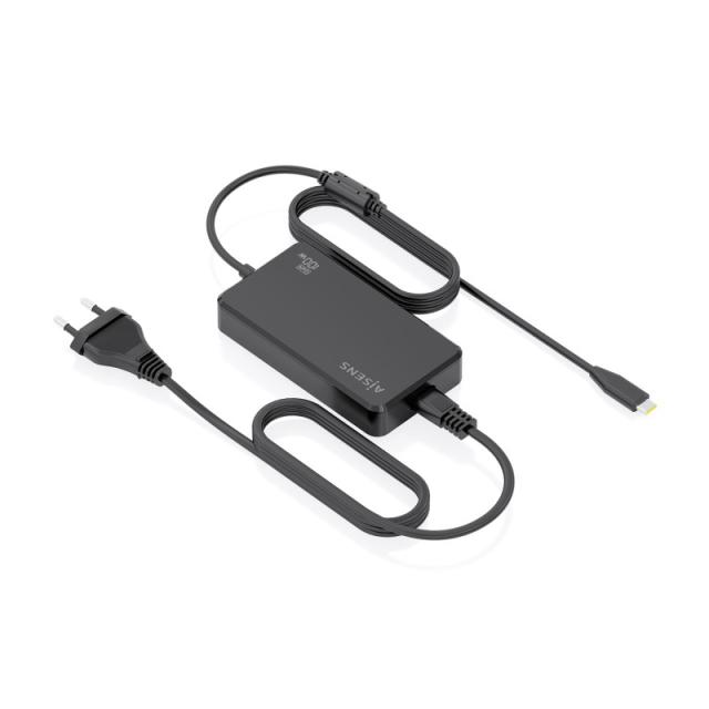 AISENS - Cargador De Sobremesa GaN 100W PD3.0 1xUSB-C 1.8m, Negro