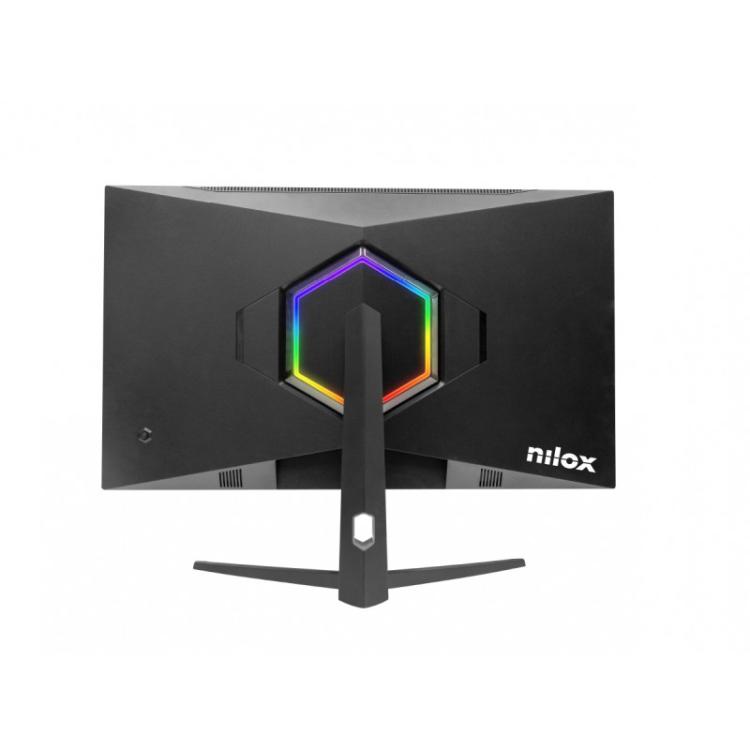 Nilox - MONITOR 27 CURVO 200HZ 2K HDMI DP pantalla para PC 68,6 cm (27") 2560 x 1440 Pixeles LCD Negro