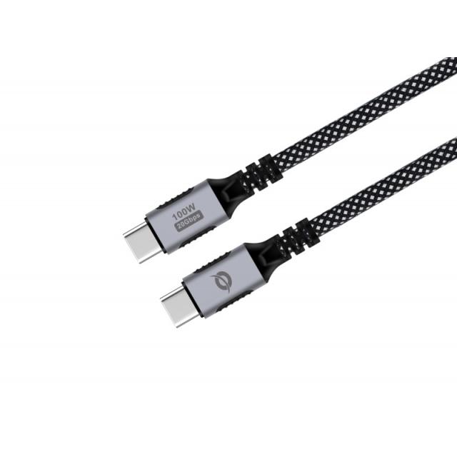 Conceptronic - ETTA07B20 cable USB USB 3.2 Gen 2x2 2 m USB C Negro