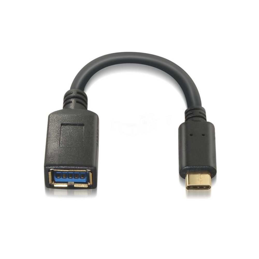 AISENS - A107-0062 cable USB USB 3.2 Gen 1 (3.1 Gen 1) 0,15 m USB C USB A Negro