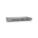 LevelOne - FEP-1612W380 switch Fast Ethernet (10/100) Energía sobre Ethernet (PoE) Gris