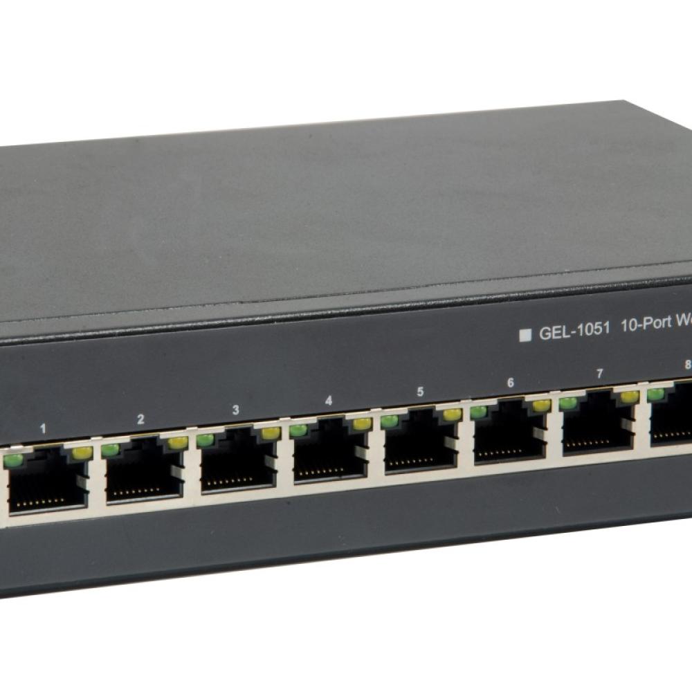 LevelOne - GEP-1051 switch Gestionado L2/L3/L4 Gigabit Ethernet (10/100/1000) Energía sobre Ethernet (PoE) Negro