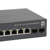 LevelOne - GEP-1051 switch Gestionado L2/L3/L4 Gigabit Ethernet (10/100/1000) Energía sobre Ethernet (PoE) Negro