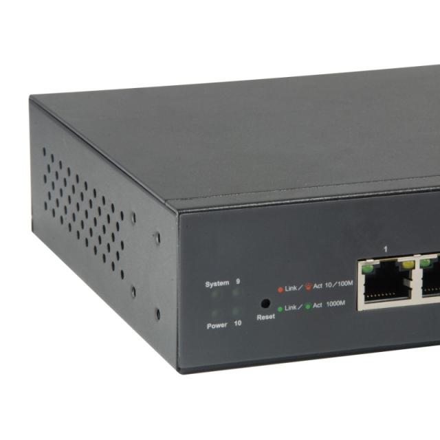 LevelOne - GEP-1051 switch Gestionado L2/L3/L4 Gigabit Ethernet (10/100/1000) Energía sobre Ethernet (PoE) Negro