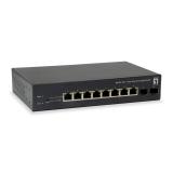 LevelOne - GEP-1051 switch Gestionado L2/L3/L4 Gigabit Ethernet (10/100/1000) Energía sobre Ethernet (PoE) Negro