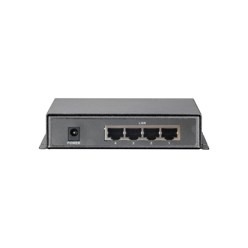 LevelOne - Switch Fast Ethernet PoE de 5 puertos, 4 Puertos PoE, 120W