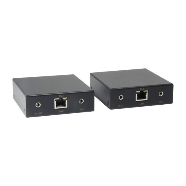 LevelOne - HVE-9010 extensor audio/video Transmisor y receptor de señales AV Negro
