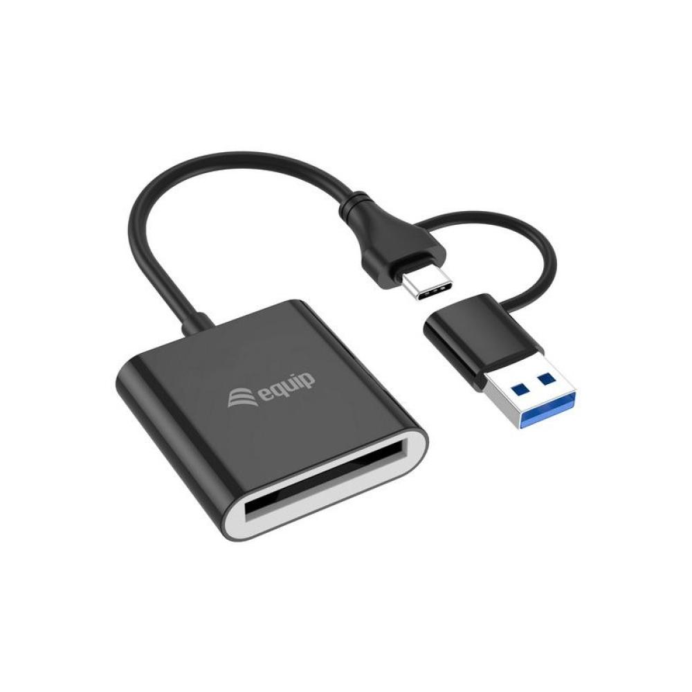 Equip - 245461 lector de tarjeta USB 3.2 Gen 2 (3.1 Gen 2) Type-C Negro