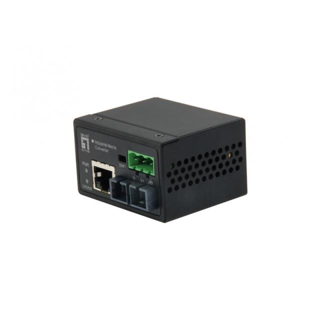 LevelOne - IEC-4002 convertidor de medio 100 Mbit/s Multimodo Negro