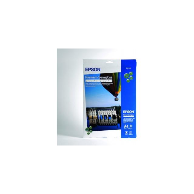 Epson - Premium Semi-Gloss Photo Paper - A4 - 20 hojas