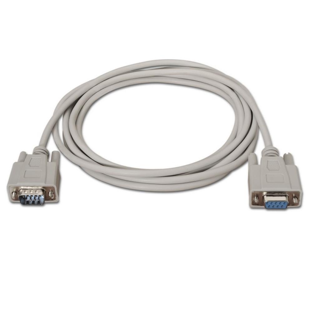 AISENS - A112-0065 cable de serie Beige 1,8 m DB9