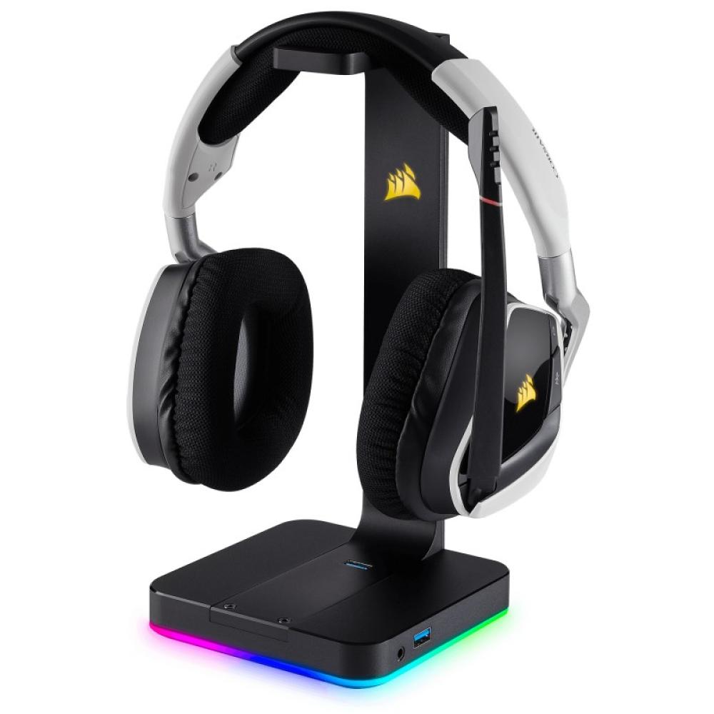 Corsair - ST100 RGB Premium Soporte para auriculares