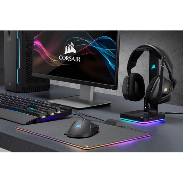 Corsair - ST100 RGB Premium Soporte para auriculares