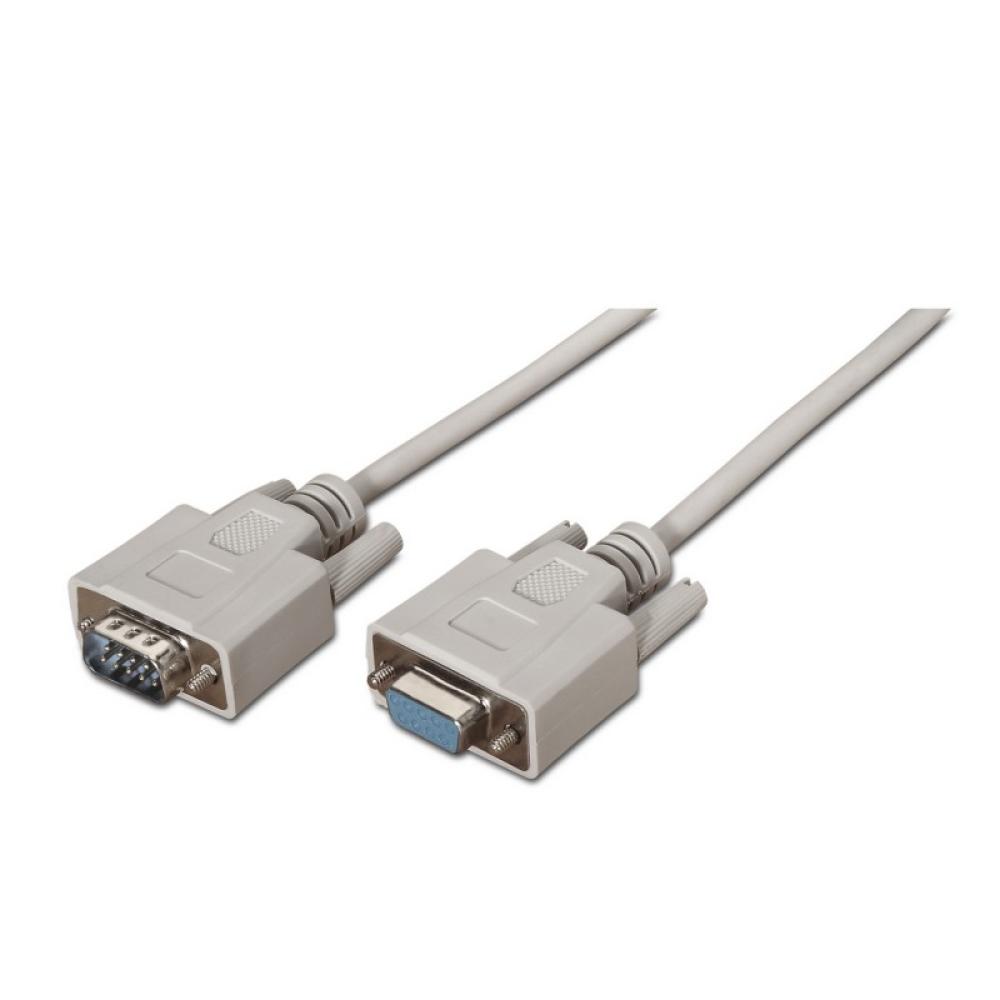 AISENS - A112-0065 cable de serie Beige 1,8 m DB9