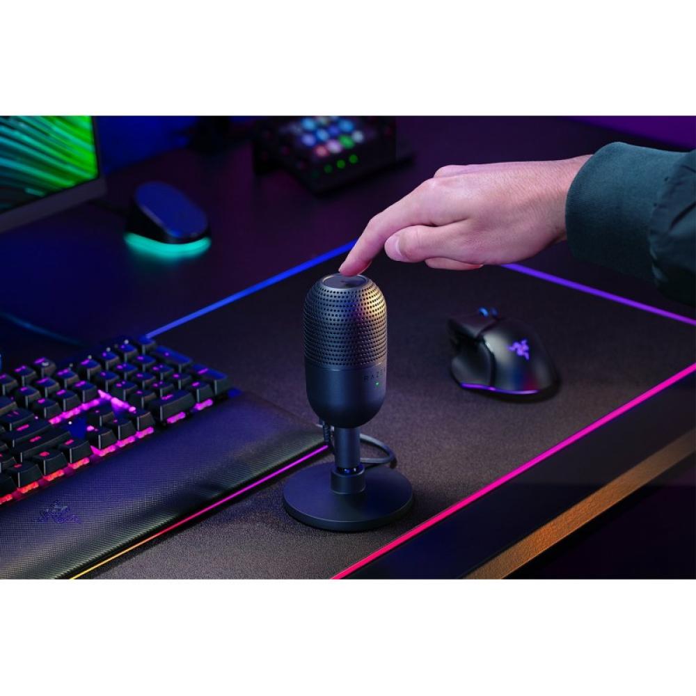 Razer - Seiren V3 Mini Negro Micrófono de superficie para mesa