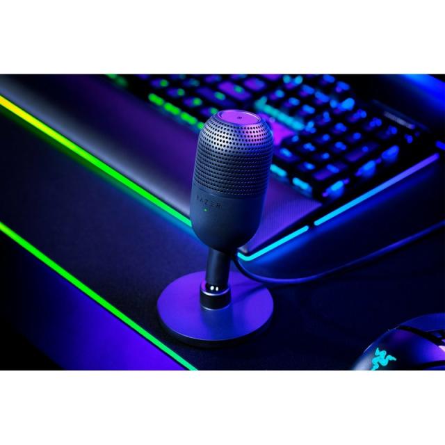 Razer - Seiren V3 Mini Negro Micrófono de superficie para mesa