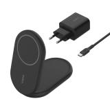 Belkin - BoostCharge Auriculares, Smartphone Negro USB Cargador inalámbrico Carga rápida Interior - WIB007VFBK