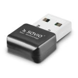Savio - BT-050 interface cards/adapter Bluetooth tarjeta y adaptador de interfaz Bluetooth, USB 2.0