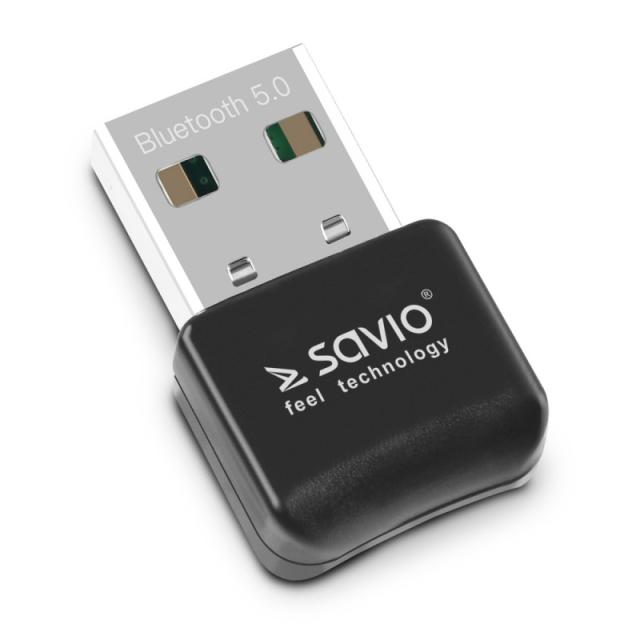 Savio - BT-050 interface cards/adapter Bluetooth tarjeta y adaptador de interfaz Bluetooth, USB 2.0