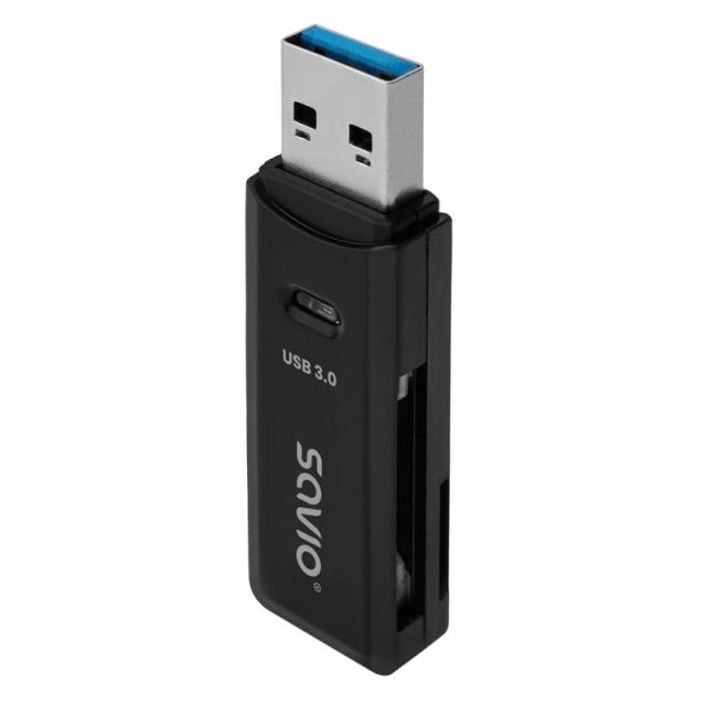 Savio - AK-64 tarjeta y adaptador de interfaz USB 3.2 Gen 1 (3.1 Gen 1)