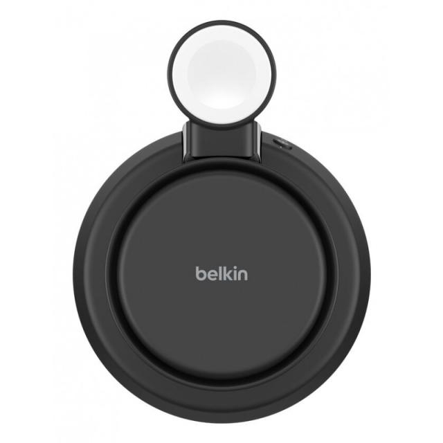 Belkin - Qi2 Fitness tracker, Auriculares, Smartphone, Reloj inteligente Negro USB Cargador inalámbrico Carga rápid - WIZ040KQCH