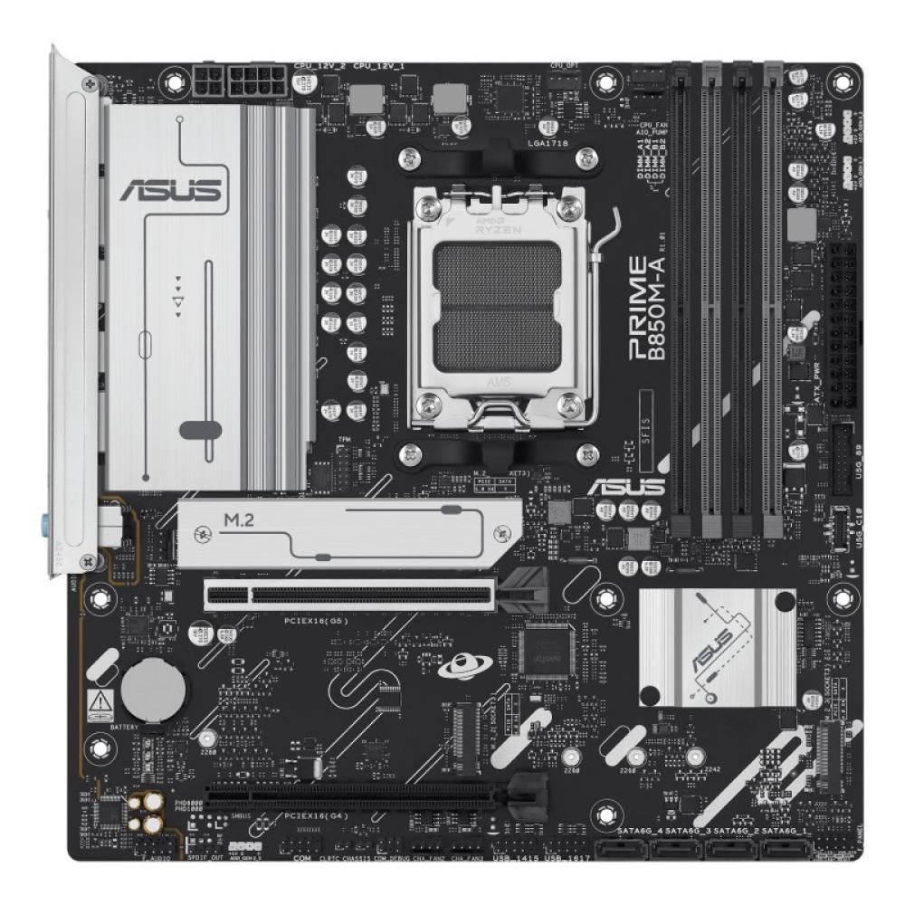 ASUS - PRIME B850M-A-CSM AMD B850 Zócalo AM5 micro ATX