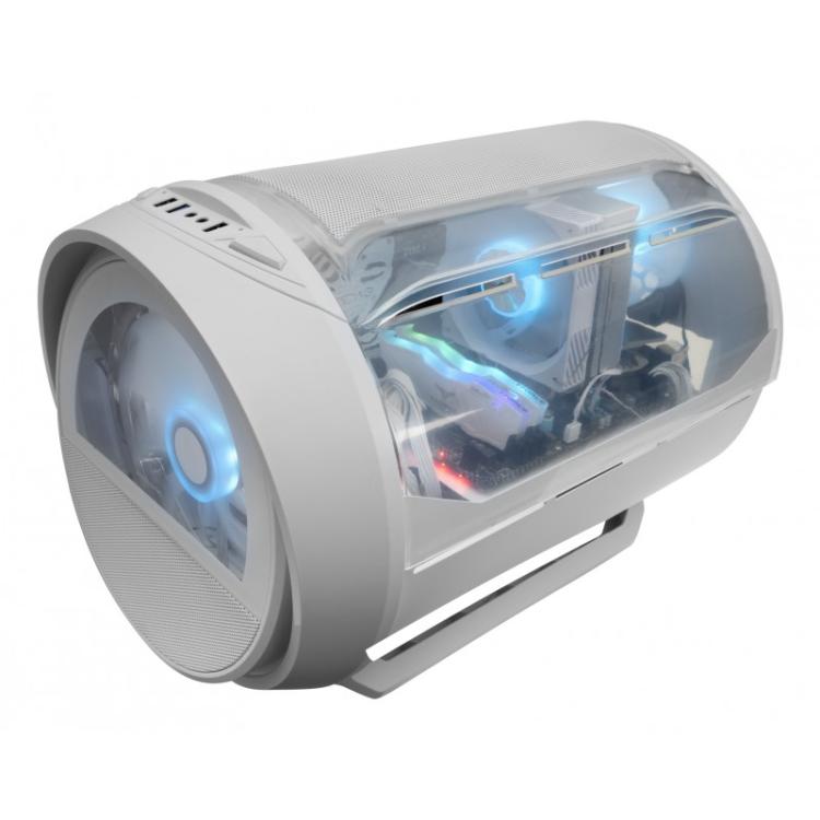 Mars Gaming - MC-CYLONW Mini Tower Blanco