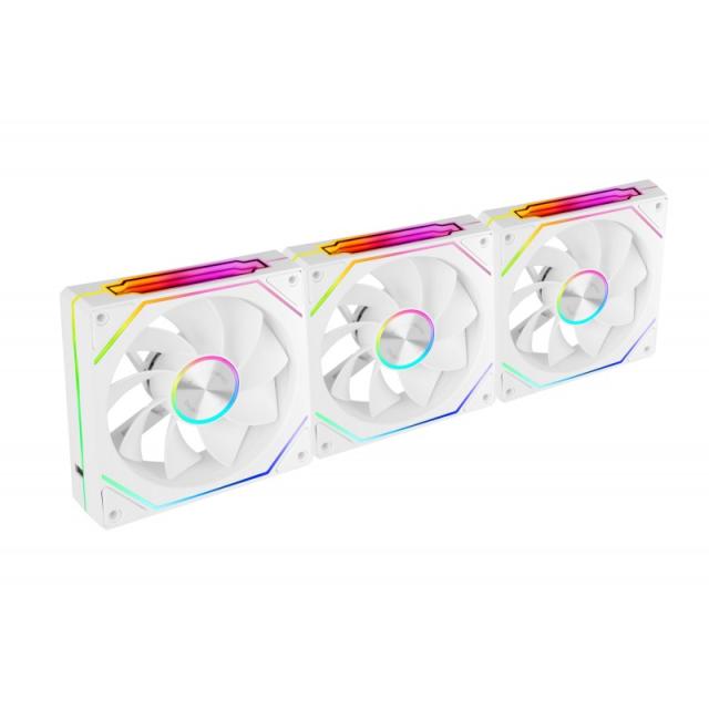 Mars Gaming - MF-LINKFINITYKIT2RW Carcasa del ordenador Ventilador 12 cm Blanco 3 pieza(s)