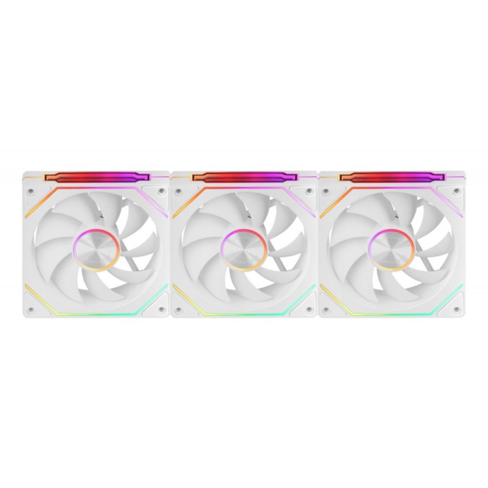 Mars Gaming - MF-LINKFINITYKIT2W Carcasa del ordenador Ventilador 12 cm Blanco 3 pieza(s)