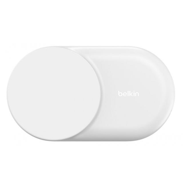 Belkin - Qi2 Fitness tracker, Auriculares, Smartphone, Reloj inteligente Blanco USB Cargador inalámbrico Carga rápi - WIZ039KQWH