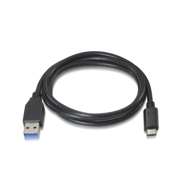 AISENS - A107-0060 cable USB USB 3.2 Gen 2 (3.1 Gen 2) 1 m USB A USB C Negro