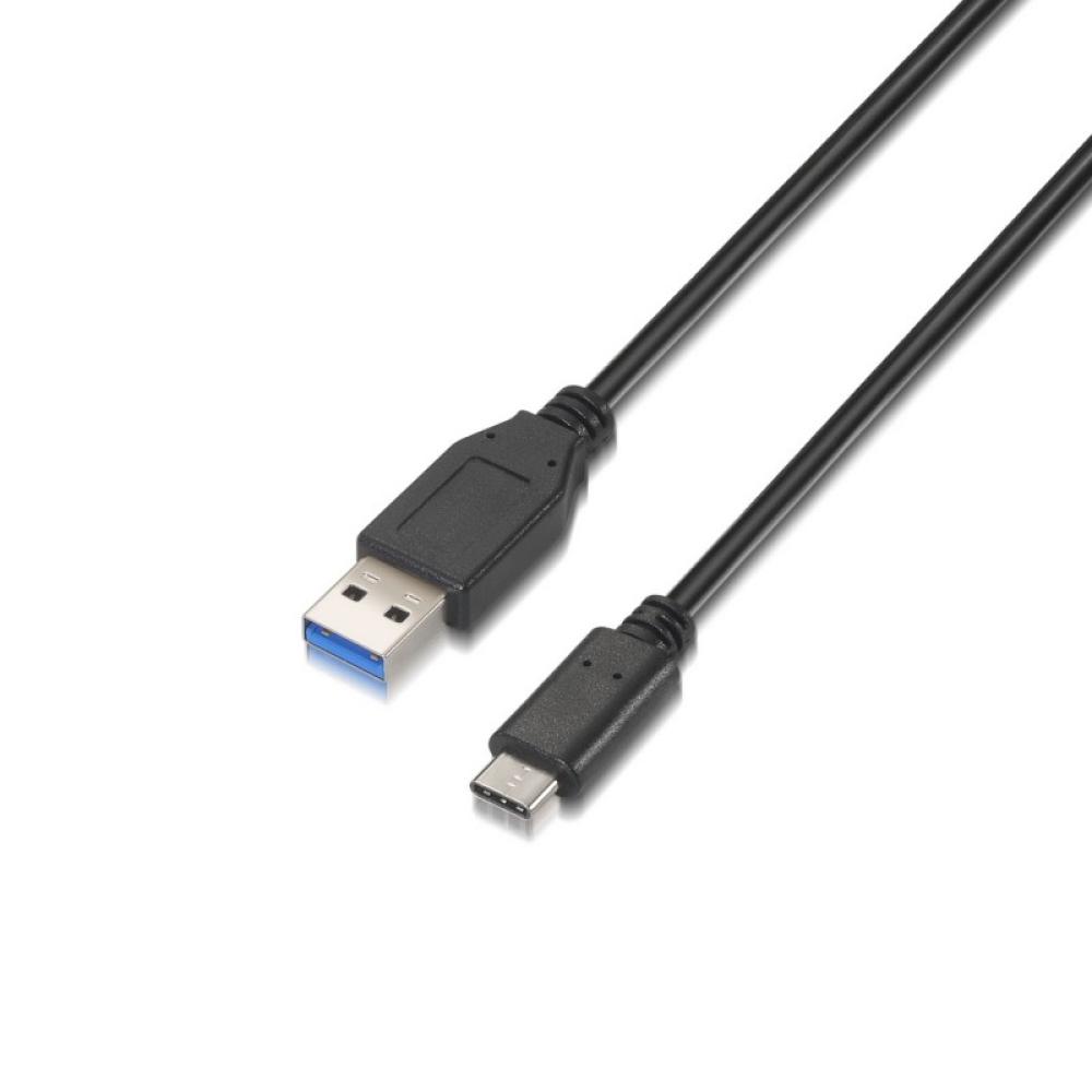 AISENS - A107-0060 cable USB USB 3.2 Gen 2 (3.1 Gen 2) 1 m USB A USB C Negro