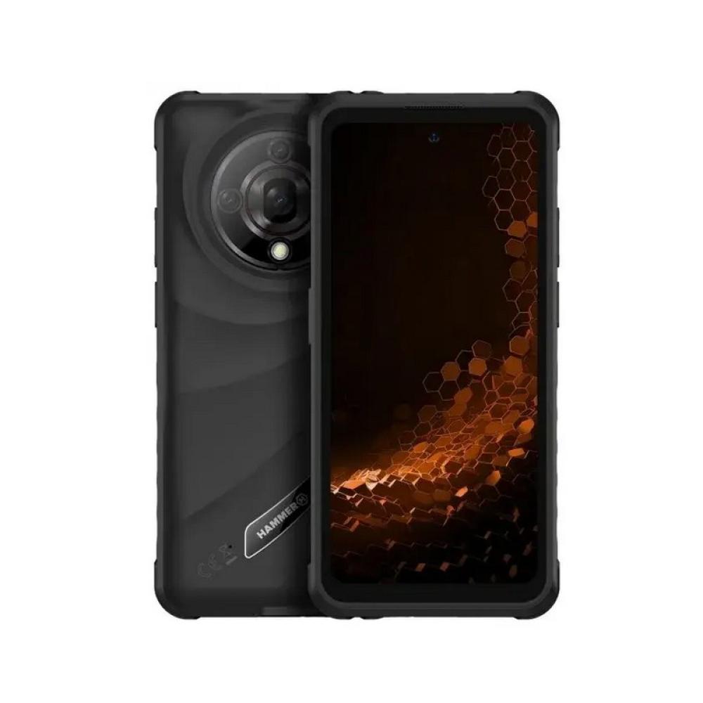 HAMMER - Iron 6 black 16,7 cm (6.56") SIM doble Android 14 4G USB Tipo C 6 GB 128 GB 6050 mAh Negro