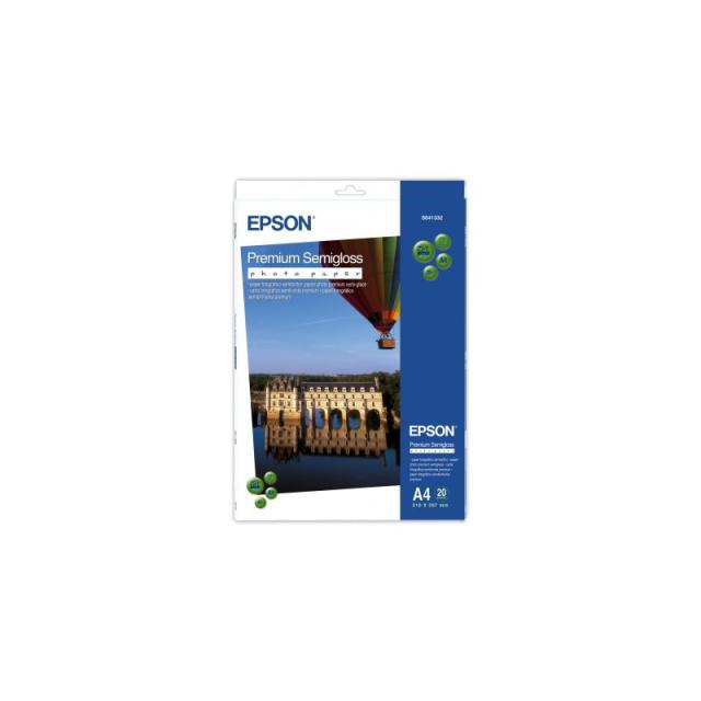 Epson - Premium Semi-Gloss Photo Paper - A4 - 20 hojas
