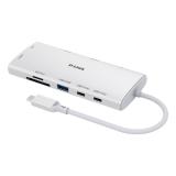 D-Link - DUP-A01 hub de interfaz USB 3.2 Gen 1 (3.1 Gen 1) Type-C 10000 Mbit/s Blanco