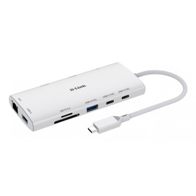 D-Link - DUP-A01 hub de interfaz USB 3.2 Gen 1 (3.1 Gen 1) Type-C 10000 Mbit/s Blanco