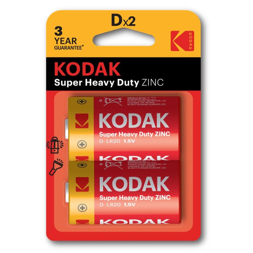 Kodak - CTA30946385 pila doméstica Batería de un solo uso D Cloruro de zinc