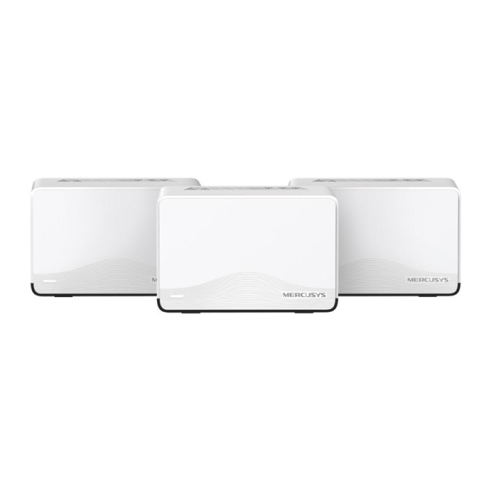 Mercusys - HALO H27BE Doble banda (2,4 GHz / 5 GHz) Wi-Fi 6 (802.11ax) Blanco 3 Interno - HALO H27BE(3-PACK)